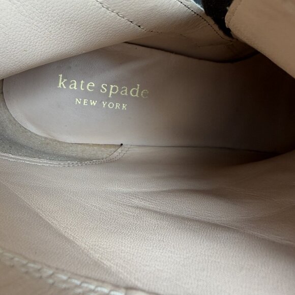 Kate Spade Junelle Silver glitter ankle boots Sz 6.5B w/box - Picture 10 of 14